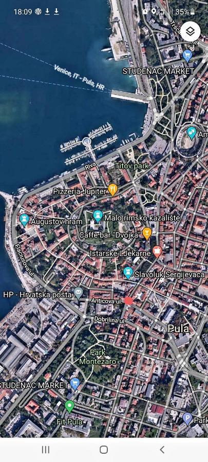 Antique Center Pula Apartment Exterior photo